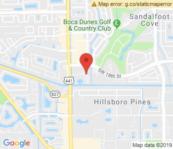 Google map image of location Sandalfoot S, Boca Raton, FL 33428, USA